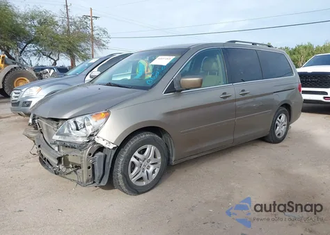 2008 Honda Odyssey Ex-L z USA, uszkodzony, nr VIN 5FNRL38758B062606